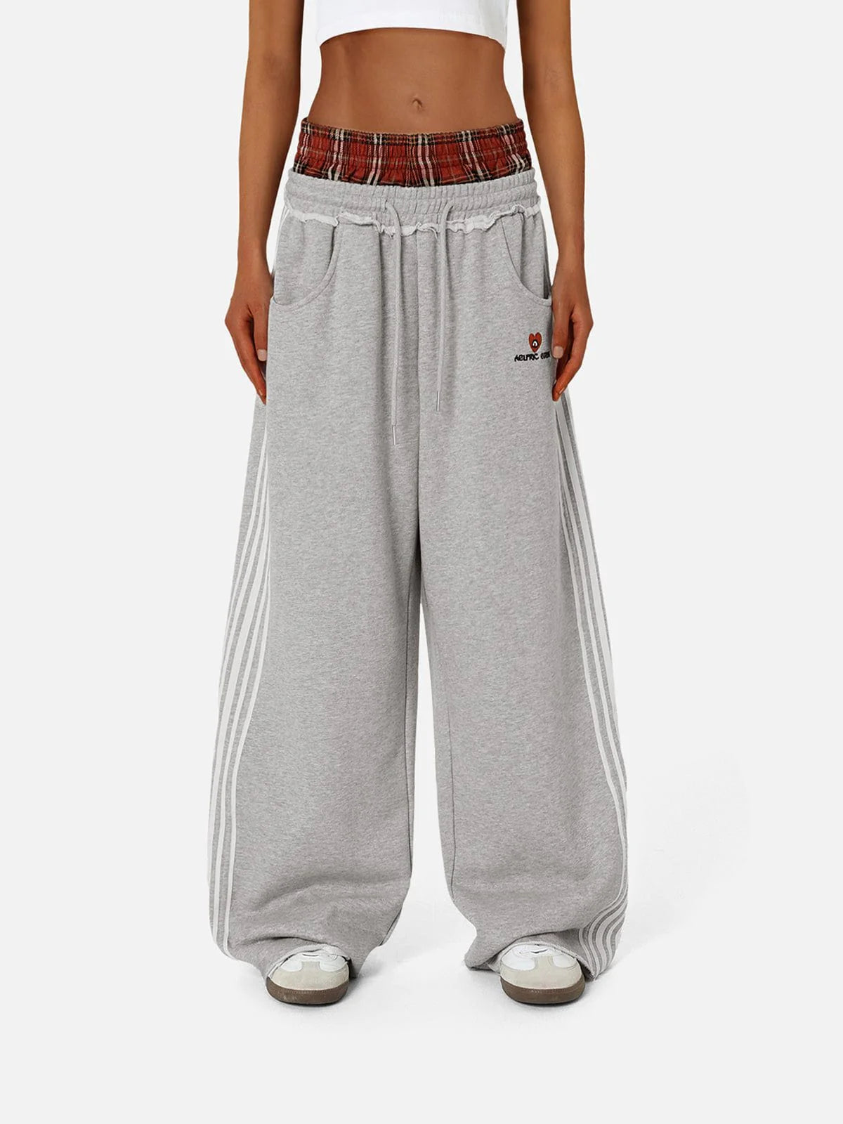 Double Waist Baggy Sweatpants