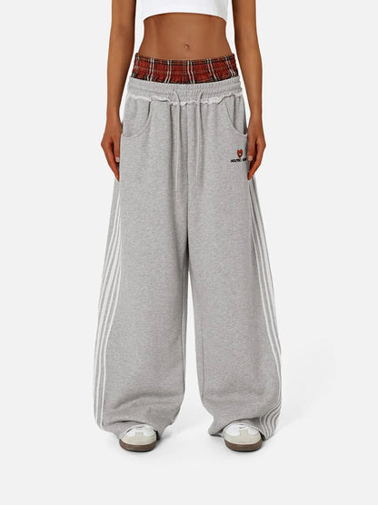 Double Waist Baggy Sweatpants