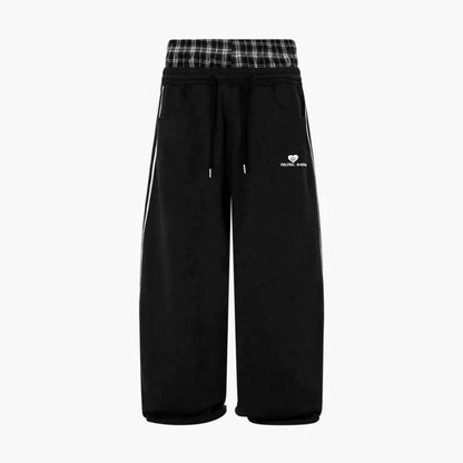Double Waist Baggy Sweatpants